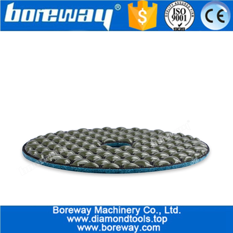 花崗岩マーブルコンクリート研磨用4インチ100mmフレキシブルドライ研磨パッドアングルグラインダー