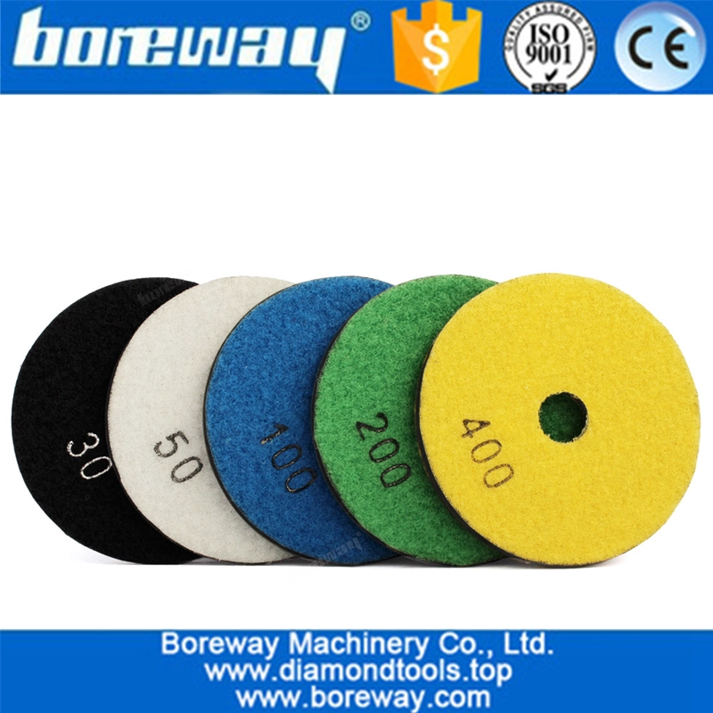 4 इंच ठोस मंजिल पीस डिस्क हीरा धातुमल धातु सूखी मंजिल की चक्की के लिए इस्तेमाल किया