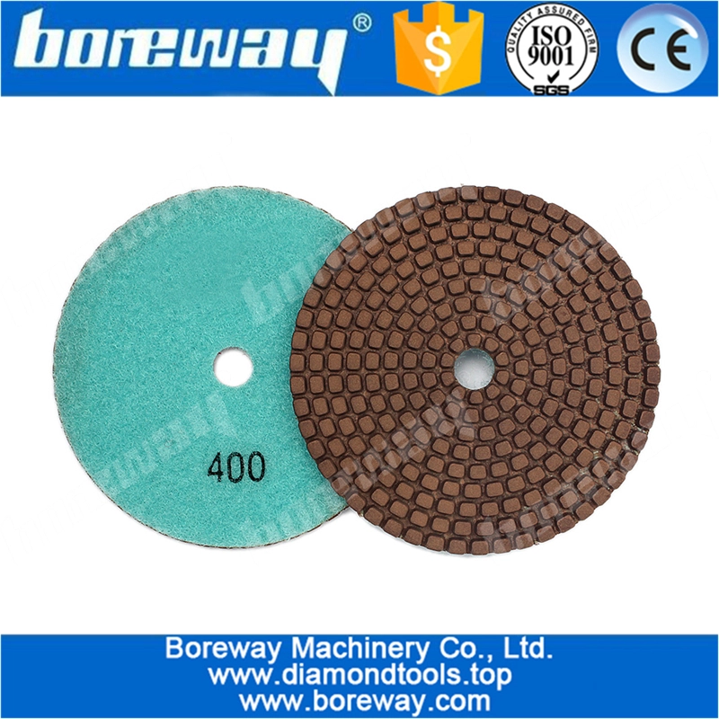 4inch Diamond Metal Polishing Pads Copper Particles For Grinding Polishing Stone