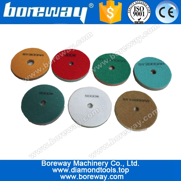 대리석 돌 5 "125mm 스폰지 연마 패드, 스폰지 연마 패드