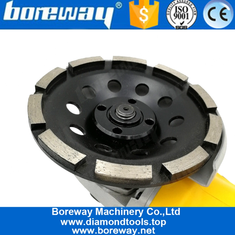 Mola a tazza da 5 pollici con diamante da 125 mm a mola singola per marmo di granito in muratura di cemento