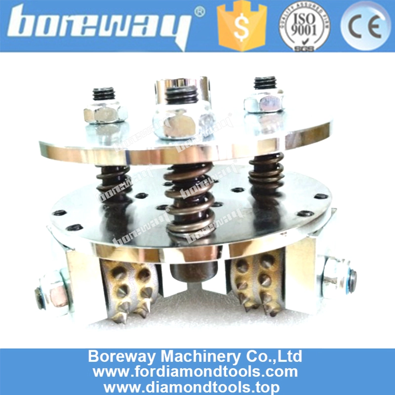 5 Inch 125MM Double Layers Rotary Bush Hammer Plate