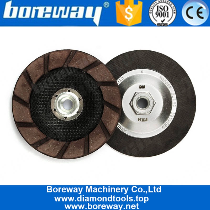 5-Zoll-125-mm-Diamantschleifscheibe mit Keramikbindung für Betonboden