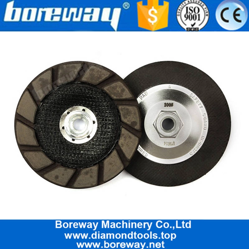 5-Zoll-125-mm-Diamantschleifscheibe mit Keramikbindung für Betonboden