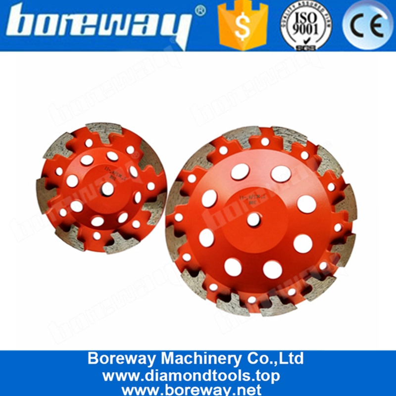Mola per calcestruzzo a 5 pollici del diamante di segmento di forma a 150MM T per calcestruzzo e pietra