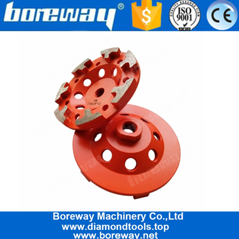 Mola per calcestruzzo a 5 pollici del diamante di segmento di forma a 150MM T per calcestruzzo e pietra