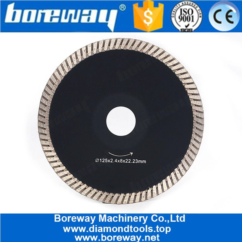 ग्रेनाइट कंक्रीट के लिए 5 इंच अवतल डायमंड कटिंग ब्लेड