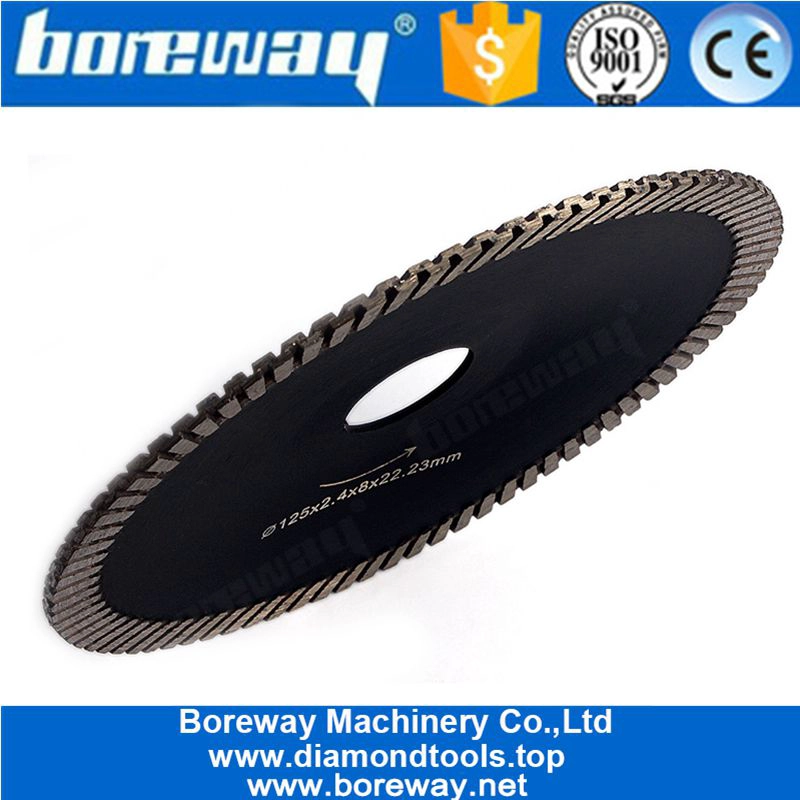 ग्रेनाइट कंक्रीट के लिए 5 इंच अवतल डायमंड कटिंग ब्लेड