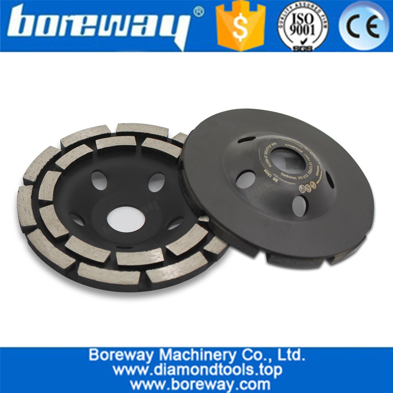 Mola diamantata da 5 pollici con doppia fila di mole diamantate per pietra di granito e calcestruzzo