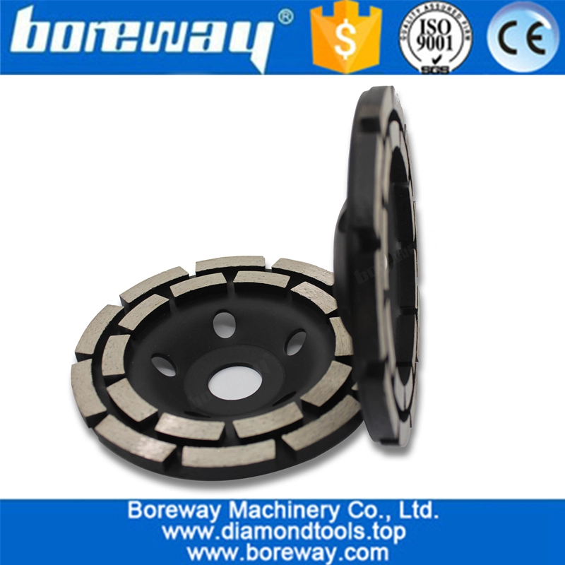 Mola diamantata da 5 pollici con doppia fila di mole diamantate per pietra di granito e calcestruzzo