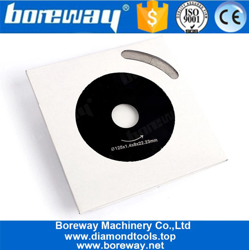 सिरेमिक टाइल मार्बल के लिए 5 इंच गर्म दबाए गए सेगमेंट काटना डिस्क