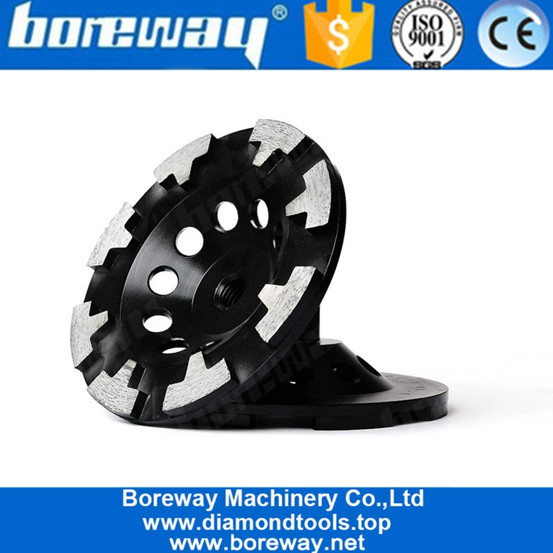 5 Zoll T-Segment Diamantschleifscheibe für Betonstein