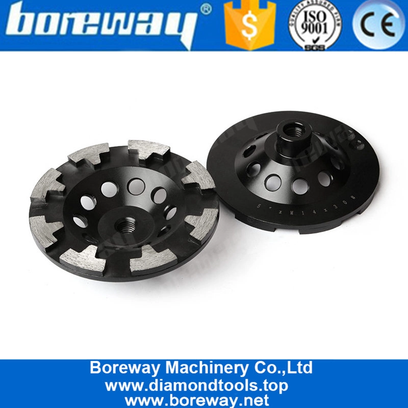 5 Zoll T-Segment Diamantschleifscheibe für Betonstein