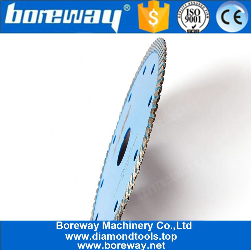 5 Inch Turbo Teeth Diamond Cutting Saw Blade For Stone Concrete