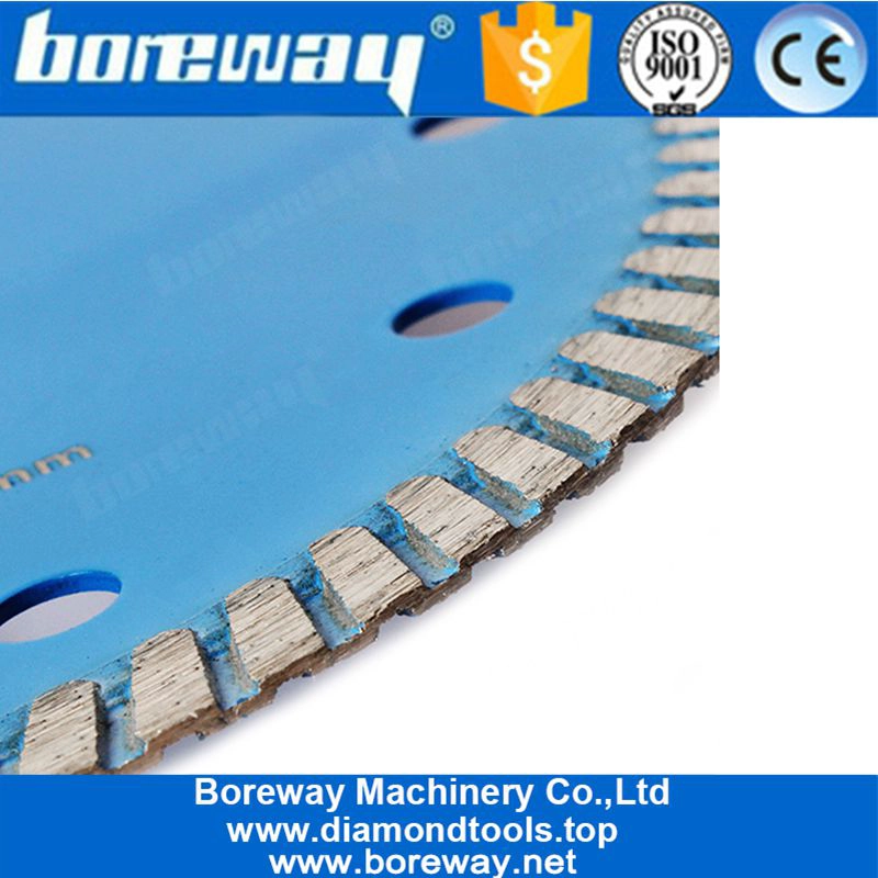 5 Inch Turbo Teeth Diamond Cutting Saw Blade For Stone Concrete