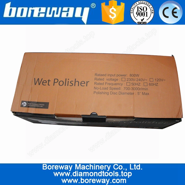 Velocità variabile da 5 pollici bagnato macchine elettriche di rettifica con protezione di perdita