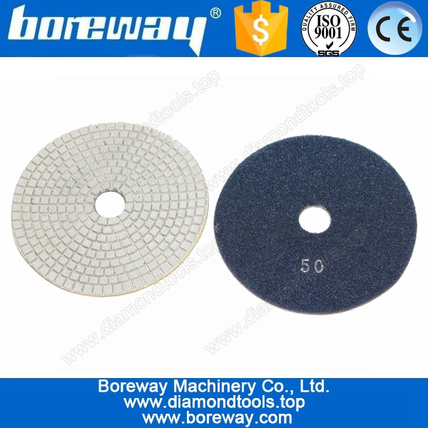 5 "व्हाइट फलक पालिशगर पैड