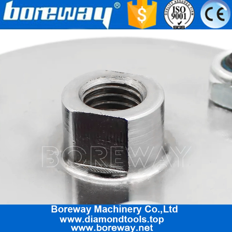 5-Zoll-Doppelschicht-Vakuumlöten-Bush-Hammerplatte für Handheld-Maschine