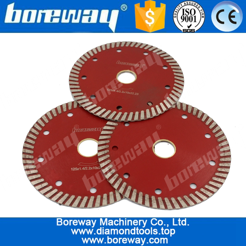 5インチの花崗岩のホットプレスAAグレードダイヤモンドの石のブレード