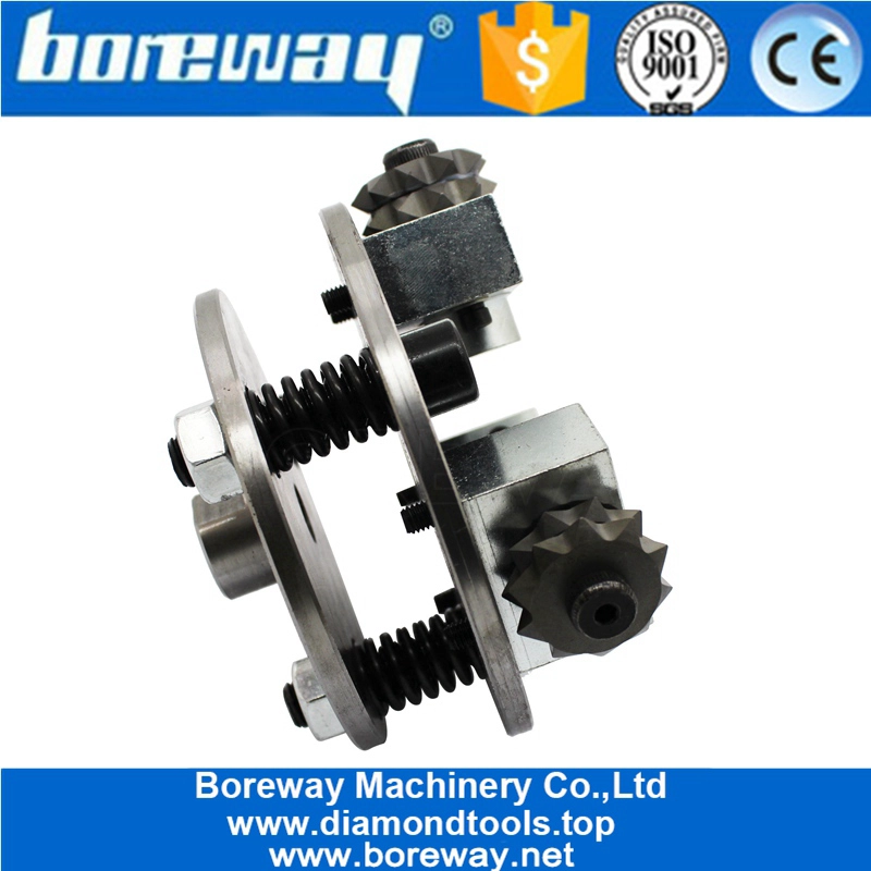 5インチの衛星タイプのブッシュハンマープレートは、石大理石の粉砕のための3つのヘッドを備えています