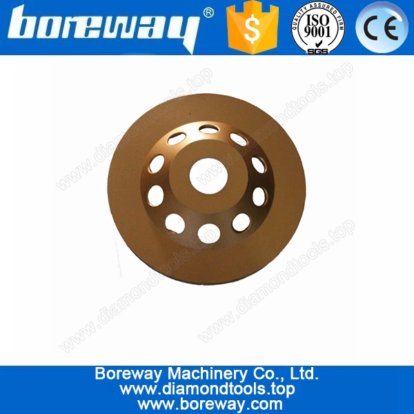 5 इंच धातुमल हीरे कप घर्षण पहिया