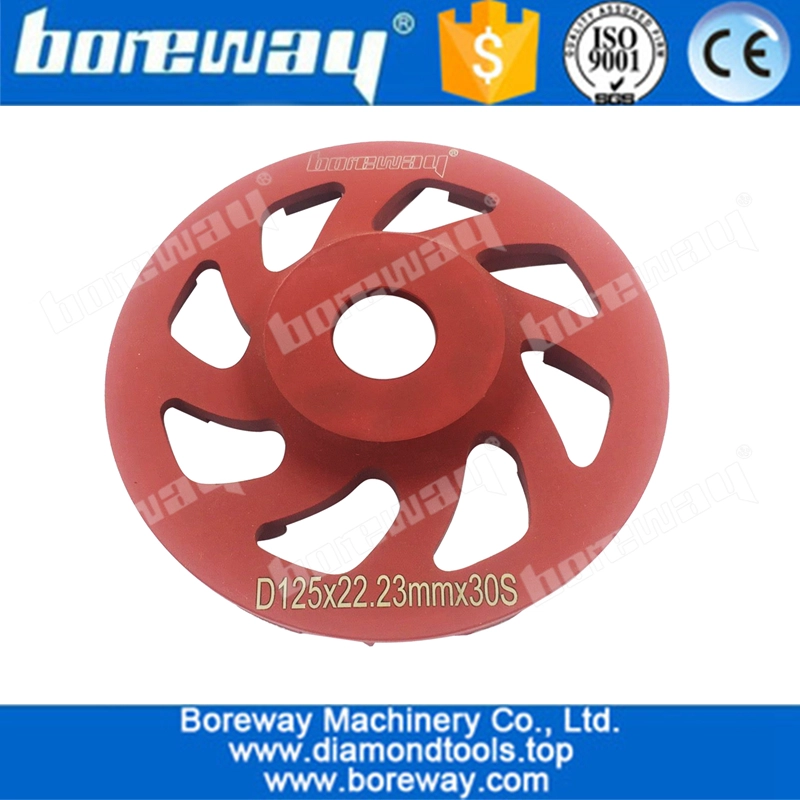 5 inch turbo diamond cup wheels for grinding concrete