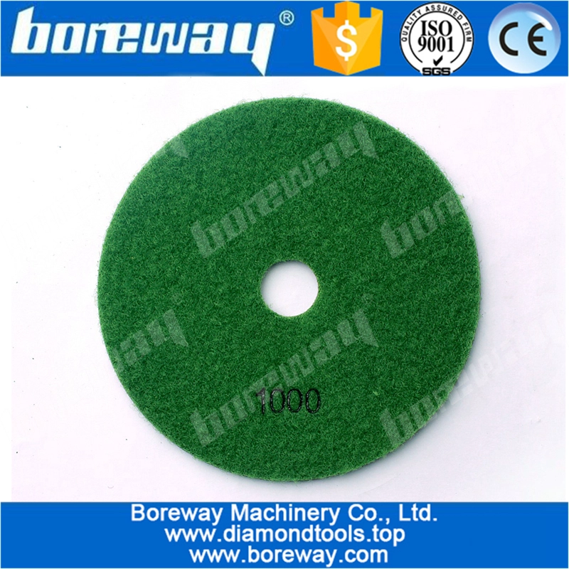 ग्रेनाइट के लिए 5 इंच 125 मिमी हीरा पीसने डिस्क गीले पॉलिशिंग बफ़िंग पैड