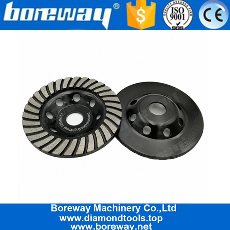 Mola diamantata da 5 pollici D125mm con turbo diamantato per muratura di cemento