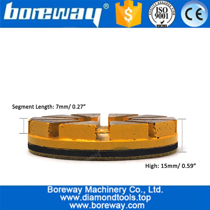 具体的な花こう岩の堅い物質的な磨くことのための5pcs / lot 3inchのダイヤモンドの砥石ブロック