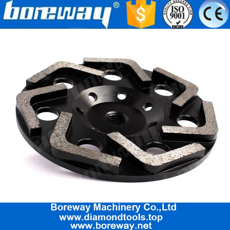 6 Zoll 150 mm L-Form Diamantschleifscheibe für Steinbeton