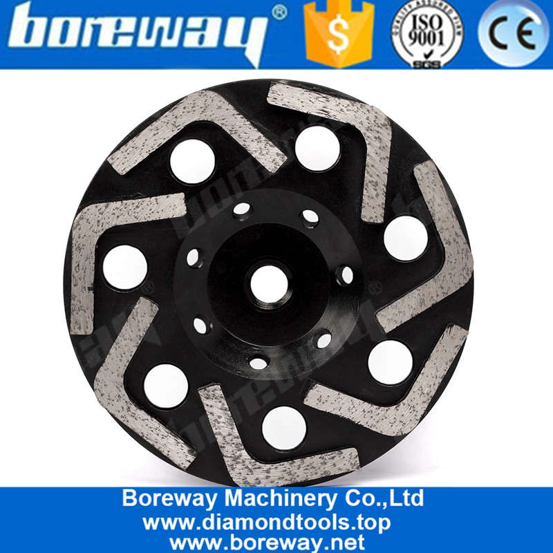 6 Zoll 150 mm L-Form Diamantschleifscheibe für Steinbeton