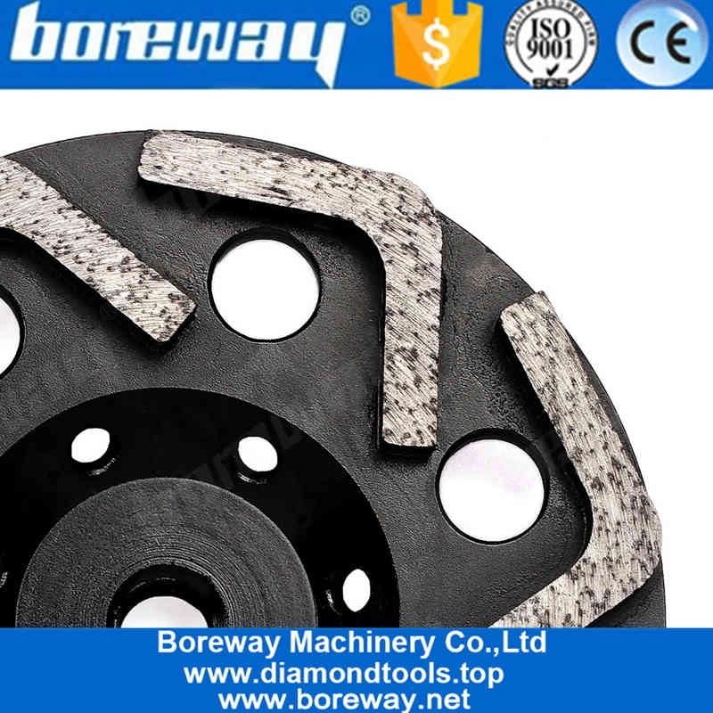 6 Zoll 150 mm L-Form Diamantschleifscheibe für Steinbeton