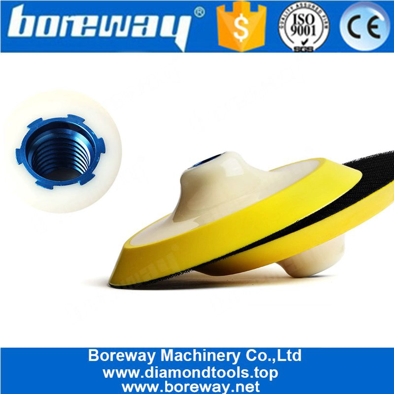 6 इंच प्लास्टिक Backer घर्षण धारक पालिश कोण चक्की के लिए