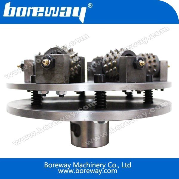 6 रोलर्स धातु मिश्र धातु सामग्री बुश हैमर प्लेट