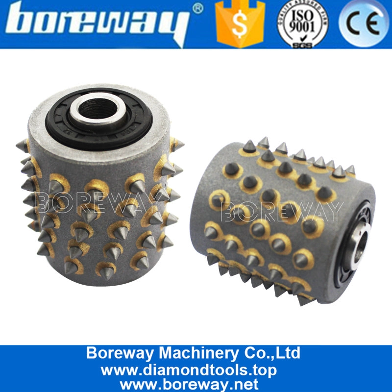 60er Jahre Buschhammerkopf mit Hufeisenbasis für Betonbodenschleifen