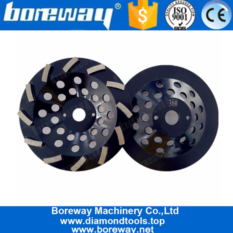 Ruota a 7 pollici da 12 pollici con diamante per pavimenti in calcestruzzo