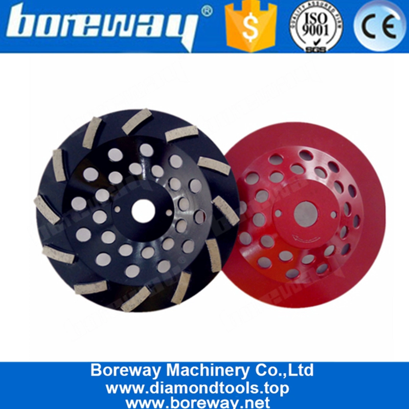 Ruota a 7 pollici da 12 pollici con diamante per pavimenti in calcestruzzo