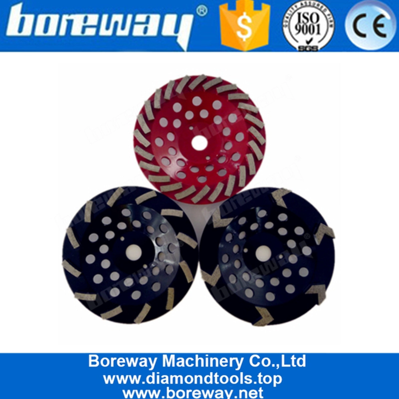 Ruota a 7 pollici da 12 pollici con diamante per pavimenti in calcestruzzo