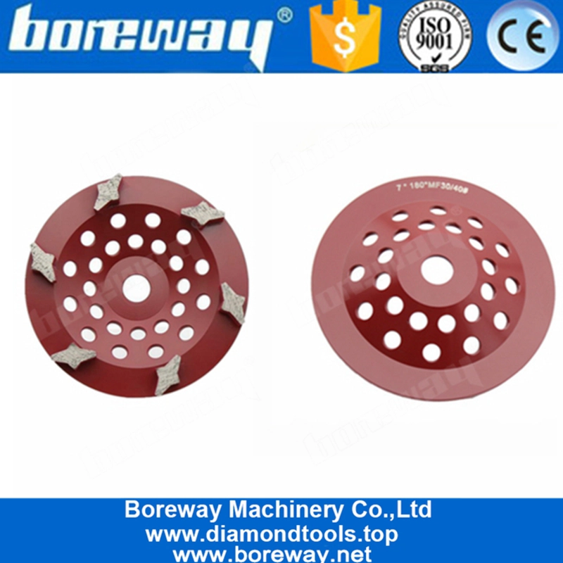 Piastre di rettifica diamantate da pavimento a 7 pollici D180MM a 6 pollici per pavimenti in pietra