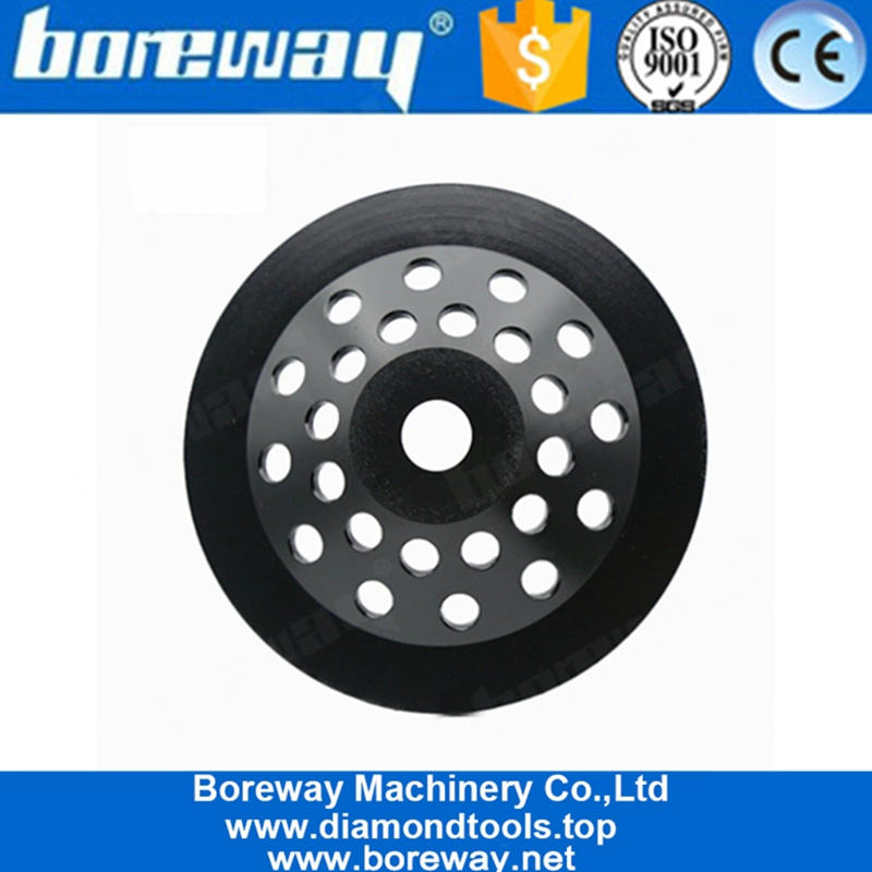 Mola diamantata a 7 pollici D180mm a sei segmenti rombo per tazza in cemento