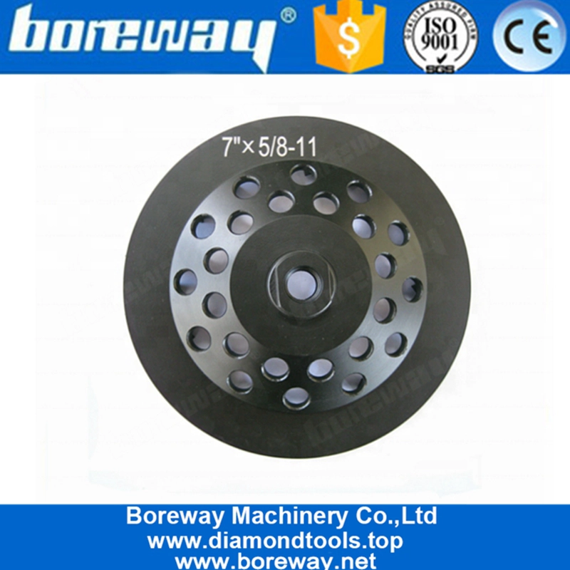 Mola diamantata a 7 pollici D180mm a sei segmenti rombo per tazza in cemento