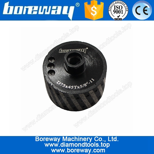 Resina de 75mm rueda de pulido lleno