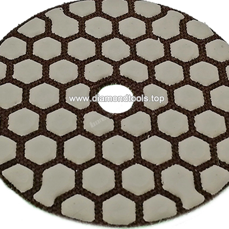 7Pcs/set 3inch Dry Diamond Polishing Pads 80mm Resin Bond Diamond Flexible Polishing Pads sanding disc polishing disc