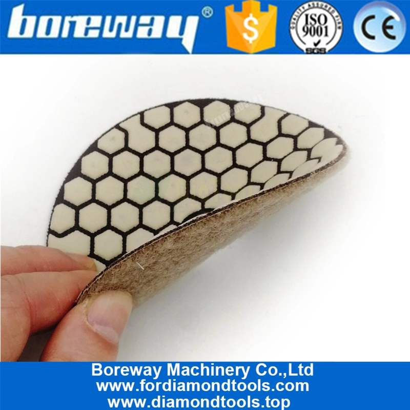 7個/セット4インチストーンダイヤモンドサンディングディスク高品質径。 100MMドライダイヤモンドフレキシブル研磨パッド