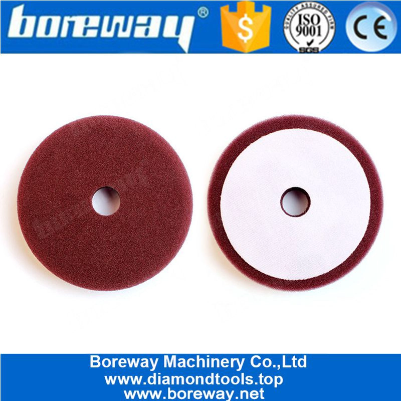 7インチスポンジバフ研磨パッド+車のワックス洗浄用6インチバッカーパッド