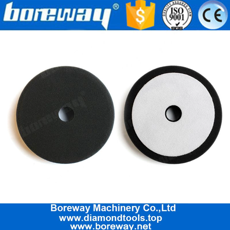 7インチスポンジバフ研磨パッド+車のワックス洗浄用6インチバッカーパッド