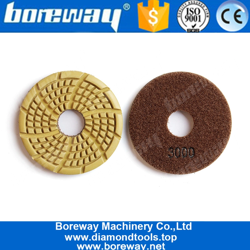 85mm कंक्रीट डायमंड पीस और चीन आपूर्तिकर्ता से चमकाने पैड