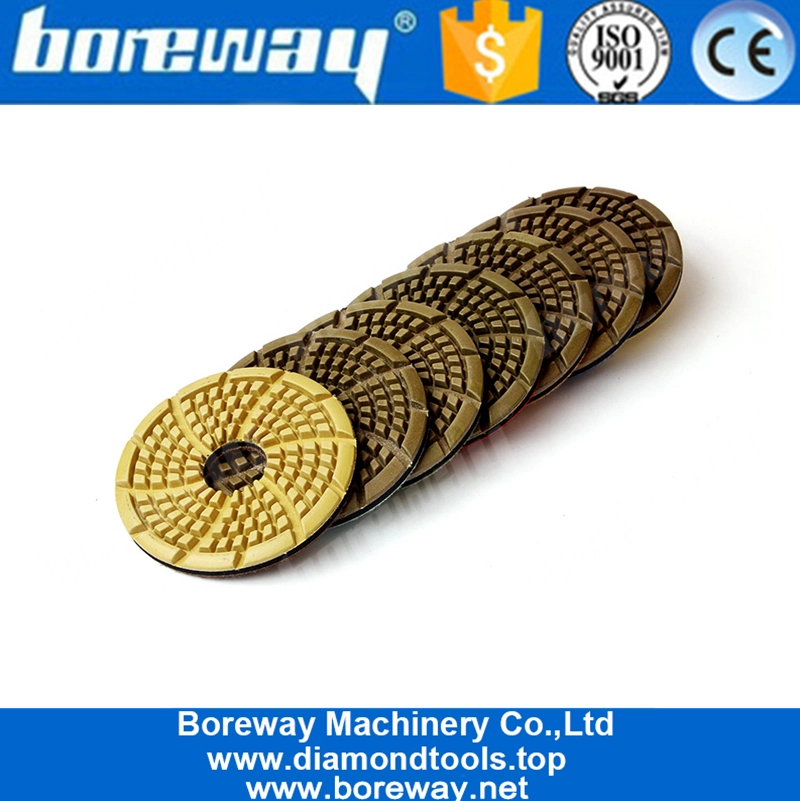 85mm कंक्रीट डायमंड पीस और चीन आपूर्तिकर्ता से चमकाने पैड