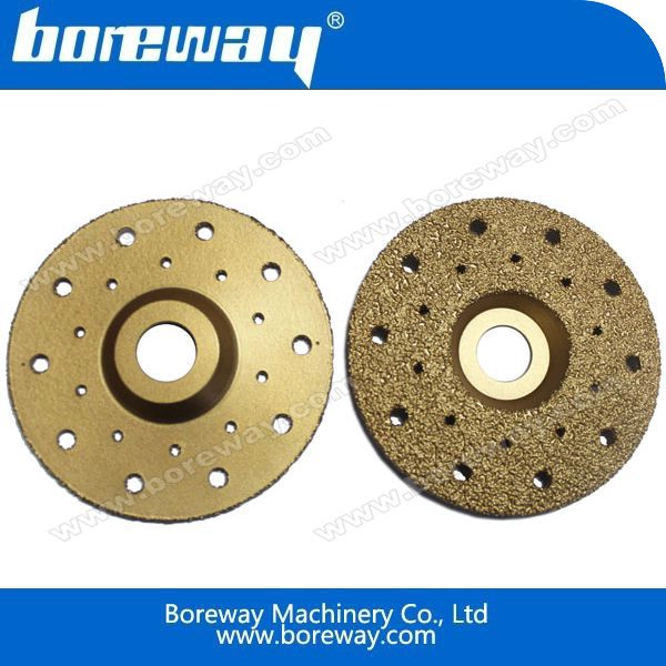 Schleif Trennscheibe Diamant Hartgelötete Grinding Cup Platte für Caststone