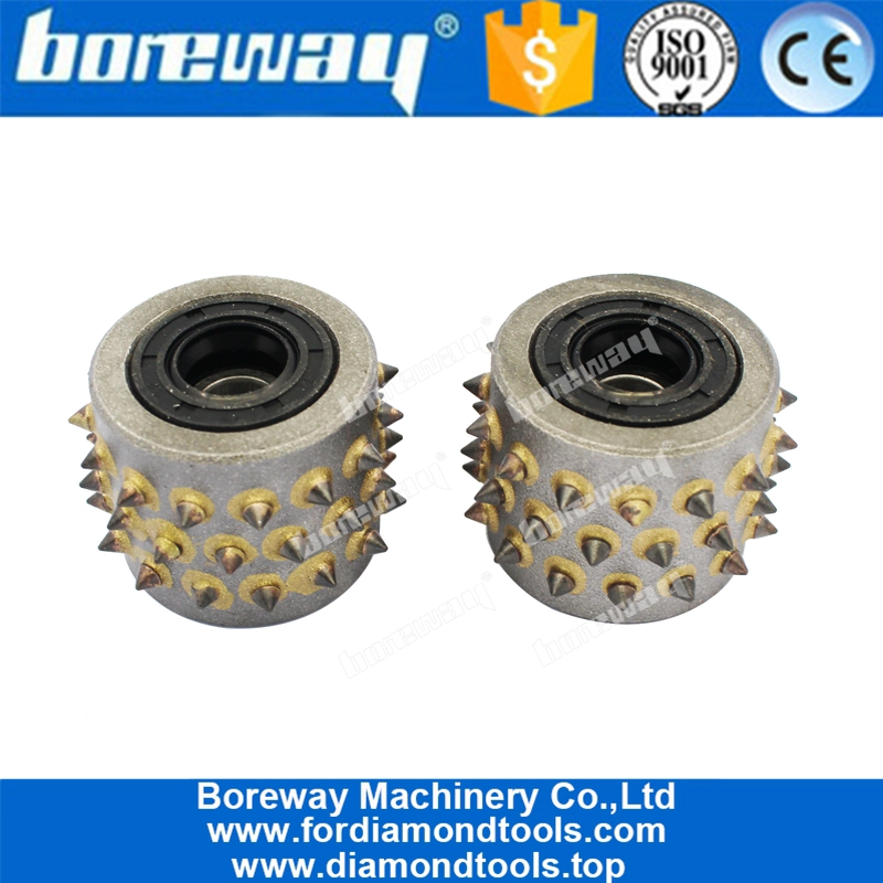 Alloy Bush Hammer Roller Of 45 Teeth Without Stand